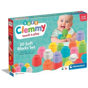 CLEMENTONI CLEMMY CLEMMY KOCKICE SOFT TOUCH 20 KOM ( CL17989 )
