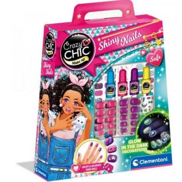 CLEMENTONI Crazy chic glow in the dark set za nokte