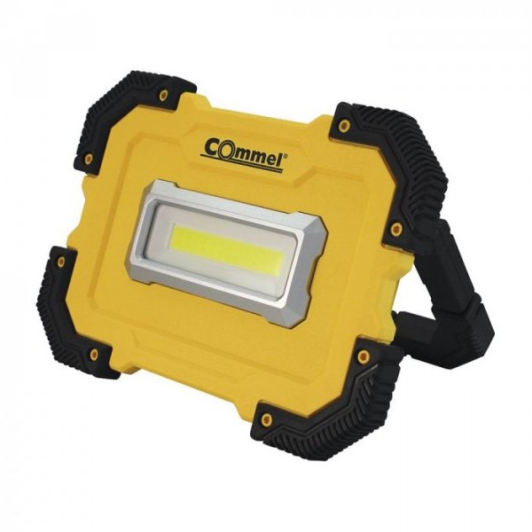 COMMEL Akumulatroski LED reflektor 10W, 1000lm 6000k IP44