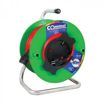 COMMEL Kablovska motalica na PVC bubnju 280 mm monofazna H05VV-F 3G1,5/40 C0993