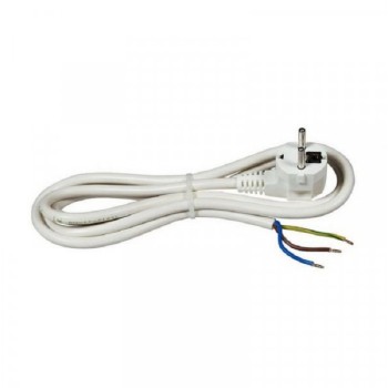 COMMEL Priključni kabl 16 A 250 V 3500 W, beli, 2m H05VV-F 3G2,5 C0635