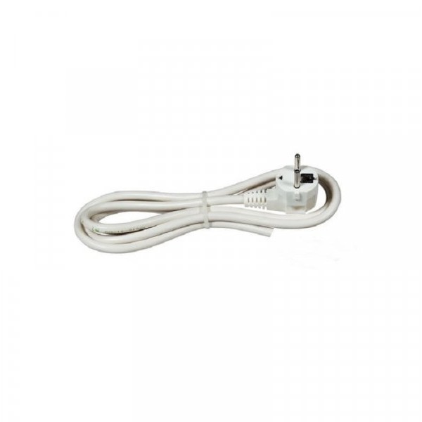 COMMEL Priključni kabl 16A 250V 3500W, beli, 3m, bulk H05VV-F 3G2,5 C0618M