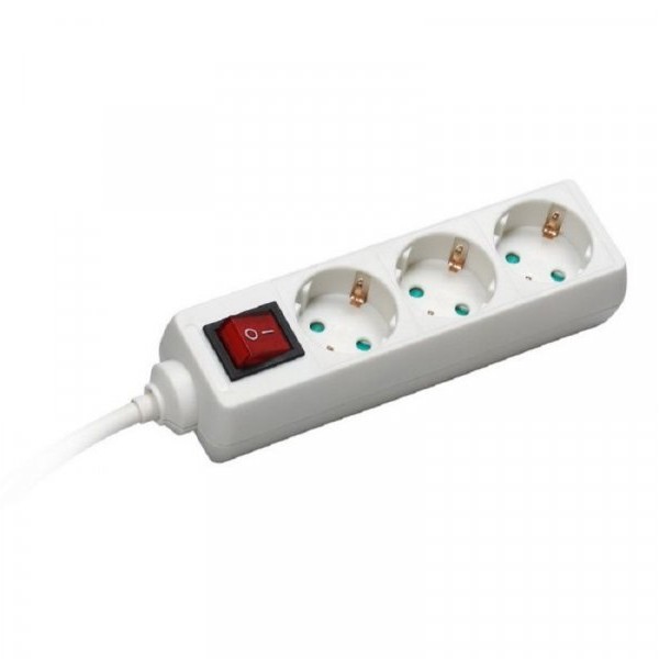 COMMEL Produžni kabl 3 Utičnice 16A 250V 3500W Sklopka 3m H05VV-F 3G1,5 C0815