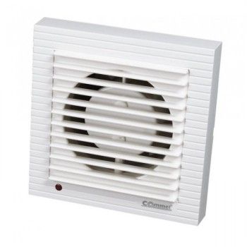 COMMEL Ventilator Fi118mm 16W 240m2/H Dvokrilna Zaklopka