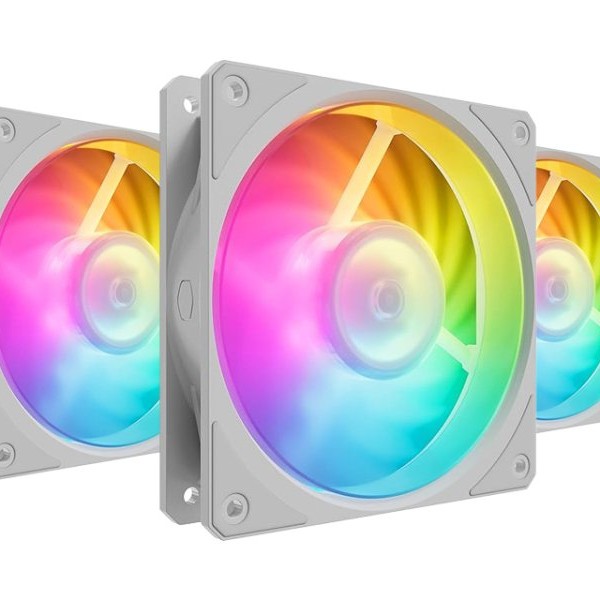 COOLER MASTER Mobius 120P ARGB White 3-pack kit ventilator MFZ-M2DW-243P2-R1