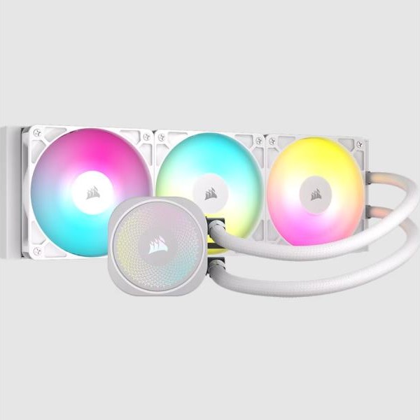 CORSAIR CPU Hladnjak Corsair NAUTILUS 360 RS ARGB Liquid White, CW-9060095-WW