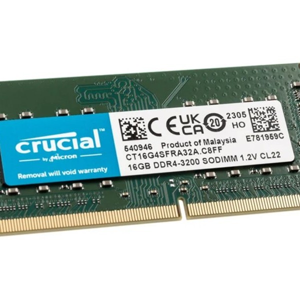 CRUCIAL RAM SODIMM DDR4 16GB 3200MHz