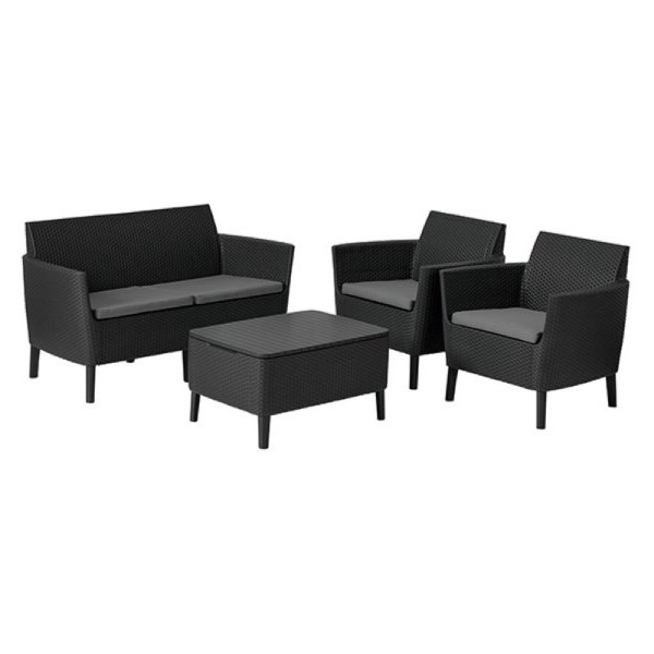 CURVER Baštenska garnitura Salemo Grafit CU 253220