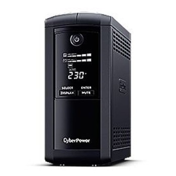 CYBERPOWER 1000VA/550W VP1000ELCD, line-int., šuko