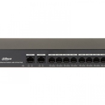 DAHUA PFS3010-8ET-65 10-Port Fast Ethernet Switch with 8-Port PoE