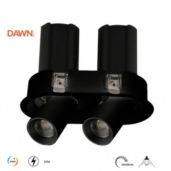 DAWN TTV324 24W LED svetiljka crna
