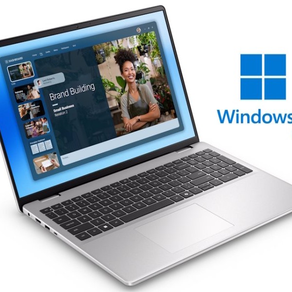 DELL 16 DC16251 (Platinum silver, Alu) FHD+ IPS 300nits, Core 5 120U, 16GB, 512GB SSD, Backlit, FP, Win 11 Pro