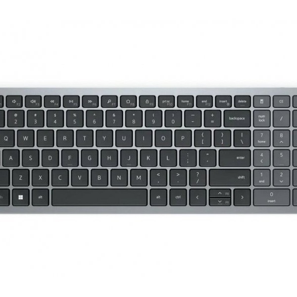 DELL KB740 Compact Multi-Device, US, wireless tastatura, siva