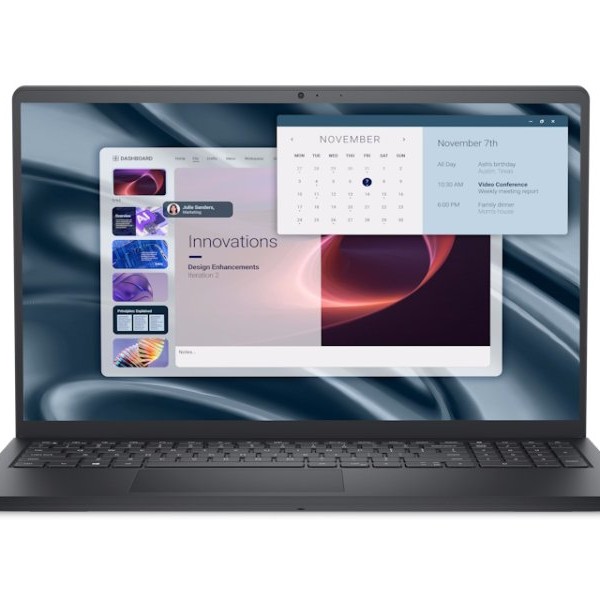 DELL Pro 15 Essential PV15255 (FHD IPS 120Hz, Ryzen 5 7520U, 8GB, 512GB SSD, Backlit, FP)
