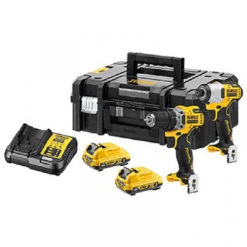 DeWALT DCK2110L2T set akumulatorskih bušilica