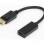 E-GREEN Adapter DisplayPort 1.4(M) - HDMI 2.0(F) kabl 20cm crni