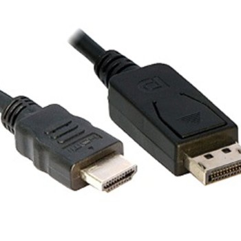 E-GREEN DisplayPort M - HDMI M 1.8m, crni