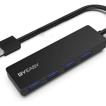 E-GREEN USB 3.0 - HUB 4port USB 3.0 crni