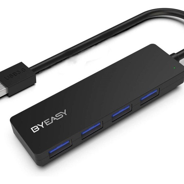 E-GREEN USB 3.0 - HUB 4port USB 3.0 crni