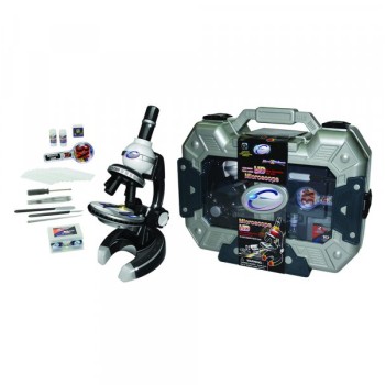 EASTCOLIGHT Mikroskop set u koferu beli