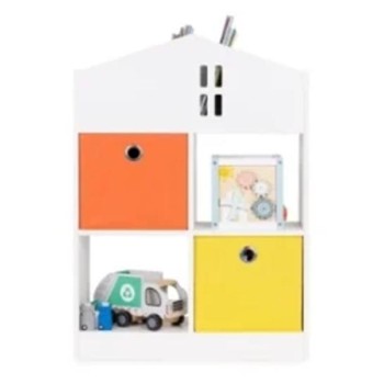 ECO TOYS Drvena dečija polica organizer 03A