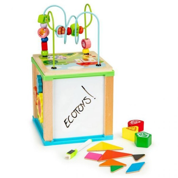 ECO TOYS Drvena edukativna kocka  (HM015470)