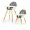 ECO TOYS Hranilica za bebe 2u1 ECO GRAY