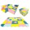 ECO TOYS Podloga za igru sa ogradom PUZZLE DRY POOL 37 DELOVA