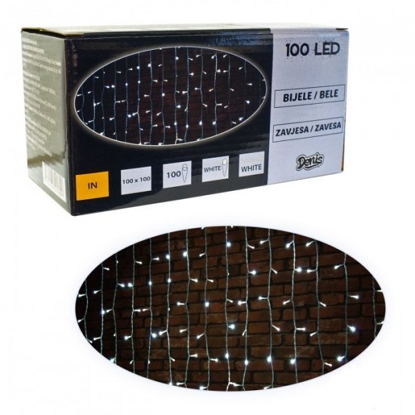 ED LED lampice zavesa 100 kom, 10
