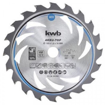 EINHELL KWB TCT rezni list 150x16x1.6mm T20 49583359