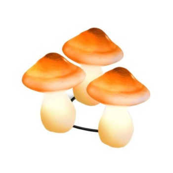 ELEMENTA Solarna baštenska lampa ''pečurka'' - 3 kom.