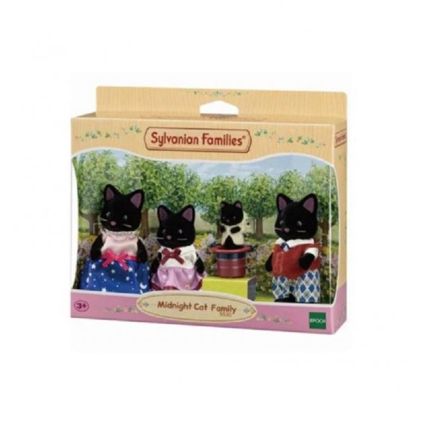 EPOCH SYLVANIAN MIDNIGHT CAT FAMILY
