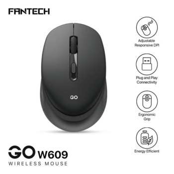 FANTECH Miš Wireless W609 GO crni
