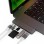 FAST ASIA Adapter-konvertor TIP-C na HDMI + 2XUSB 3.0 + SD/Micro SD + 2xTIP C (plug in)