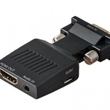 FAST ASIA Adapter-konvertor VGA (M) - HDMI (Ž) plug in