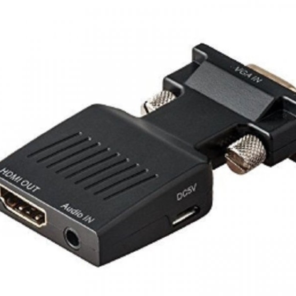 FAST ASIA Adapter-konvertor VGA (M) - HDMI (Ž) plug in