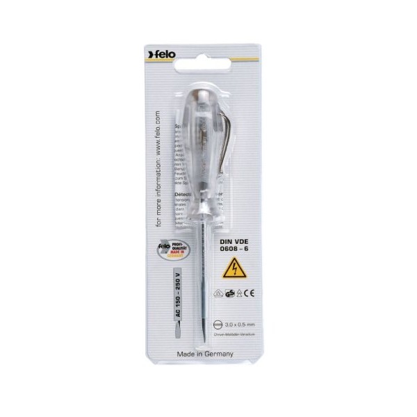 FELO Ispitivač napona 150 - 250 V 3.0 x 70 36140001 u blisteru