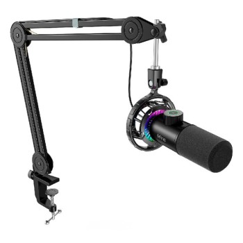 FIFINE T658 USB RGB dinamički mikrofon sa stalkom, crni