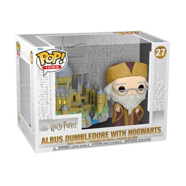 FUNKO Harry Potter POP! Vinyl Town - Dumbledore W/Hogwarts