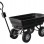 Garden Line Baštenska transportna kolica 300kg, 75l, Black
