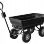 Garden Line Baštenska transportna kolica 300kg, 75l, Black