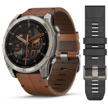 GARMIN Fenix 8 51, AMOLED, Sapphire, Chestnut Leather (010-02905-40)