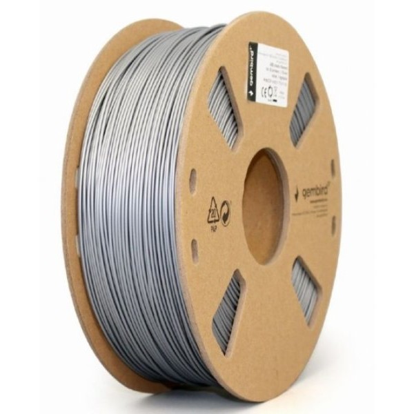 GEMBIRD 3DP-ABS1.75-01-S ABS Filament za 3D stampac 1.75mm, kotur1KG Silver