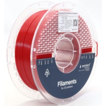 GEMBIRD 3DP-PETG1.75HY-01-R PETG filament velike brzine za 3D stampac 1.75mm, kotur 1KG RED