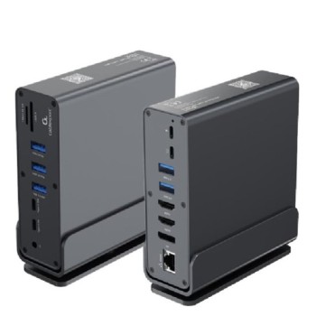 GEMBIRD A-CF-COMBO15-01 Gembird USB Type-CF 15-in-1 multi-port adapter (USB hub, Type-CF, HDMI, DP, LAN,3,5)