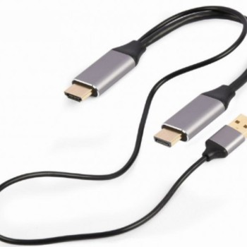GEMBIRD A-HDMIM-DPM-01 HDMI (muški) na DisplaiPort (muški) adapter kabl, 2m, crni