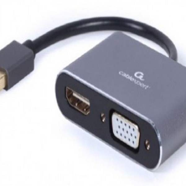 GEMBIRD A-USB3-HDMIVGA-01 USB to HDMI + VGA display adapter, space grey 42547