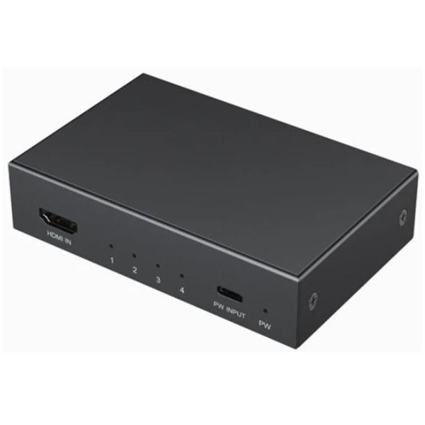 GEMBIRD DSP-HDMI4K-4P-01 Gamebird Splitter, 4K UHD na 30 Hz , IN-1xHDMI Type-A (F), OUT-4XHDMI Type-A (F)