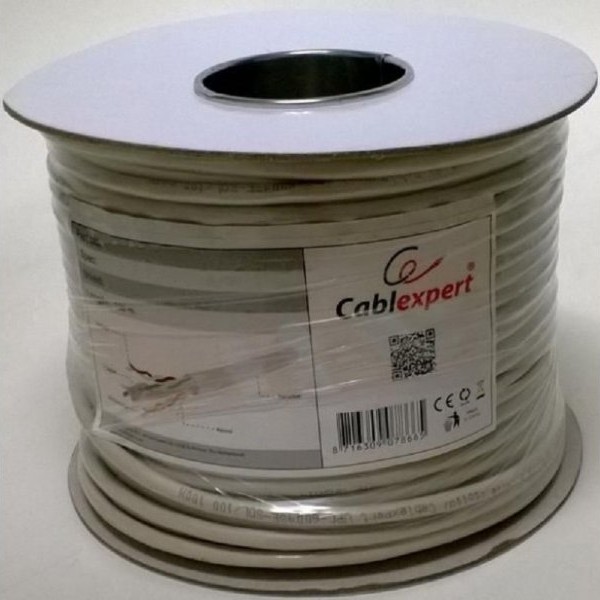 GEMBIRD FPC-5004E-SO/100C FTP cat.5E Indoor solid Cu kotur 100m 2200