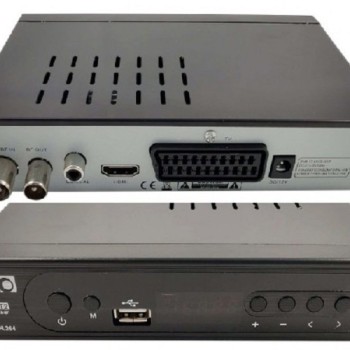 GEMBIRD GMB-MAT-818T DVB-T2 Set Top Box USB/HDMI/Scart/RF-out, PVR,Full HD, H265,hdmi-kabl, modulator1675 39315